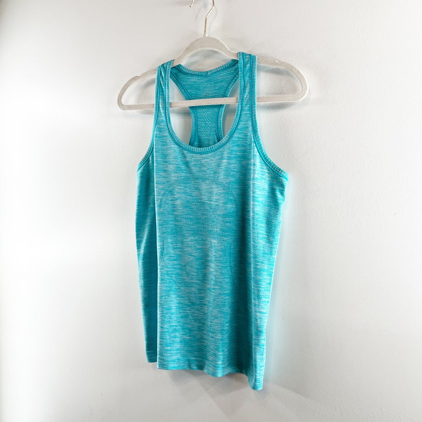 Lululemon Swiftly Tech Racerback Tank Top Heathered Blue Tropics 8