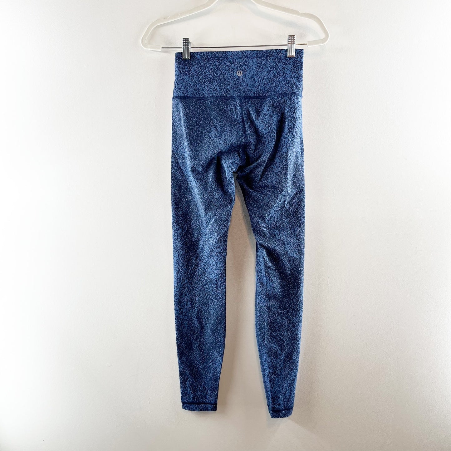 Lululemon Wunder Under High-Waisted Cropped Leggings Lunar Eclipse Royal Blue 6