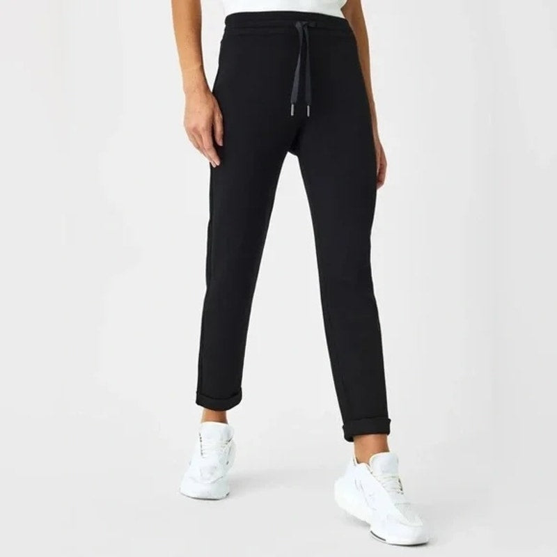 Spanx AirEssentials Tapered Slim Straight Leg Pants Sweatpants Black Large