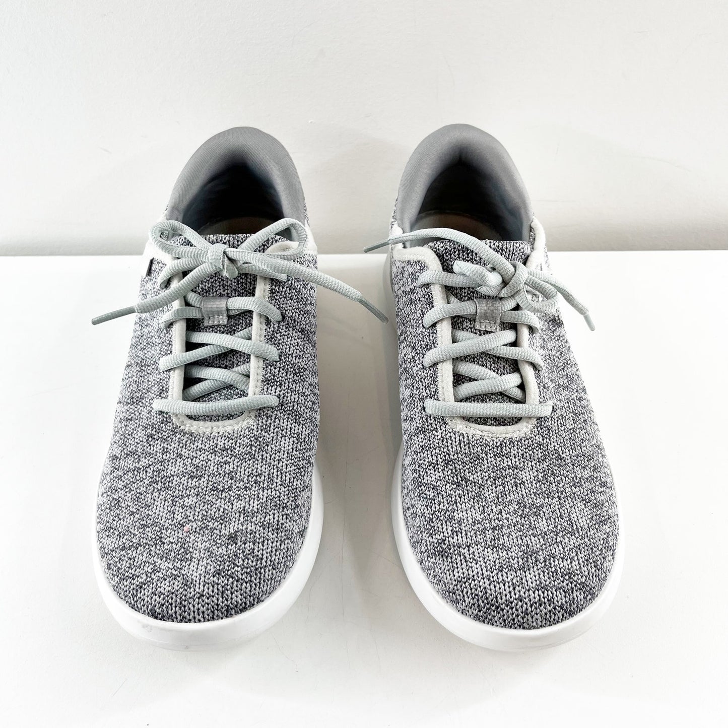 Kizik Madrid Eco Knit Low Top Walking Sneakers Heathered Gray 8
