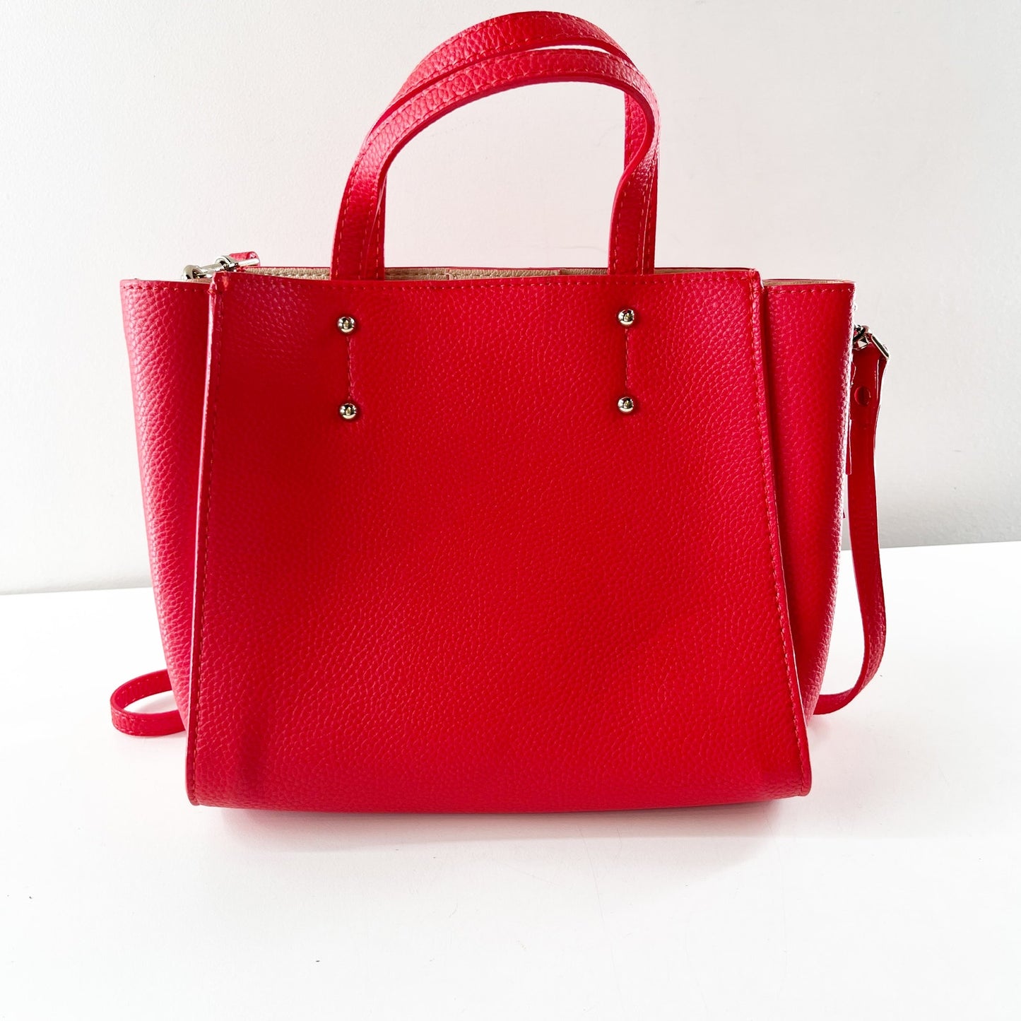 Ann Taylor Aurora Red Tote Crossbody Bag Purse