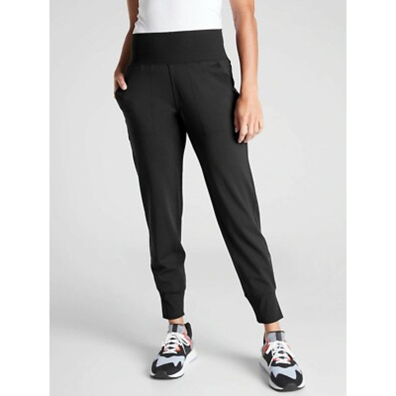 Athleta High Rise Venice Jogger Pants Black Small