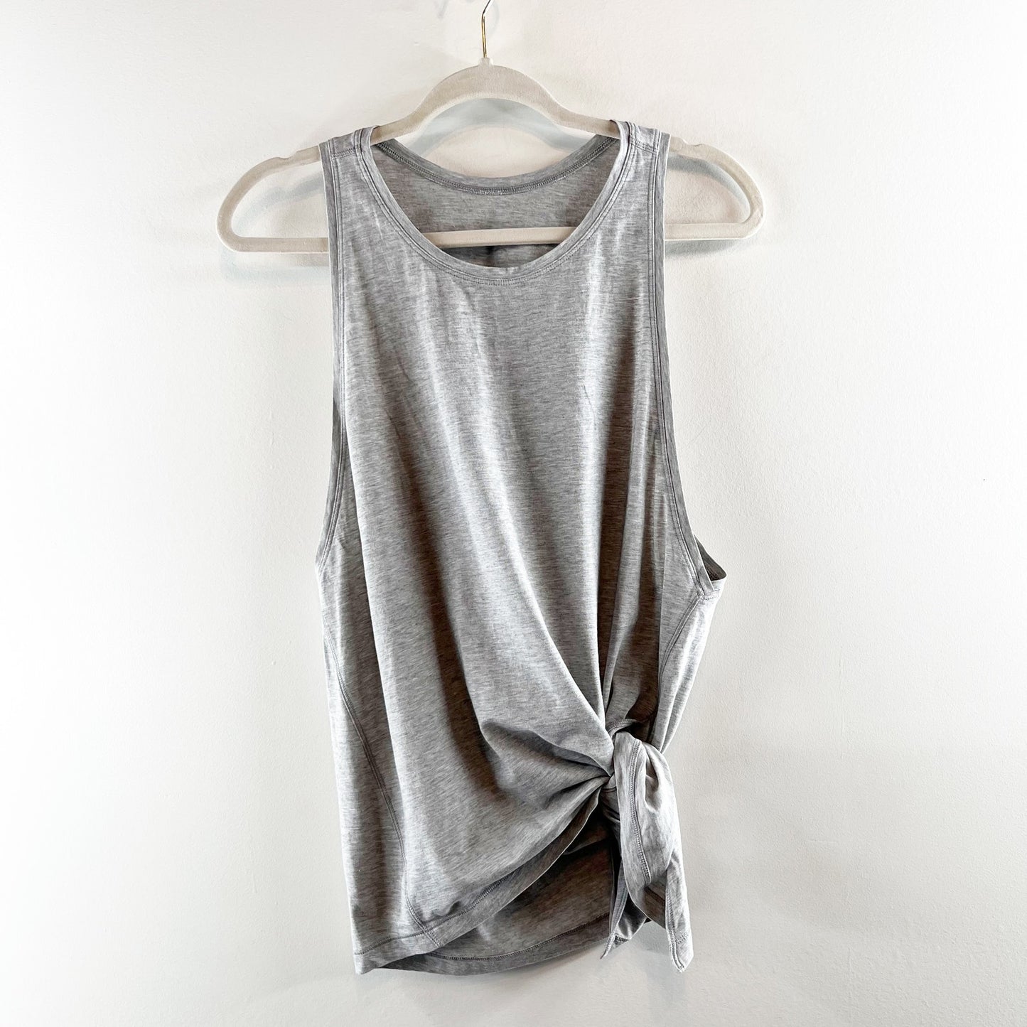 Lululemon Tie and Go Knot Front Tank Top Gray Small