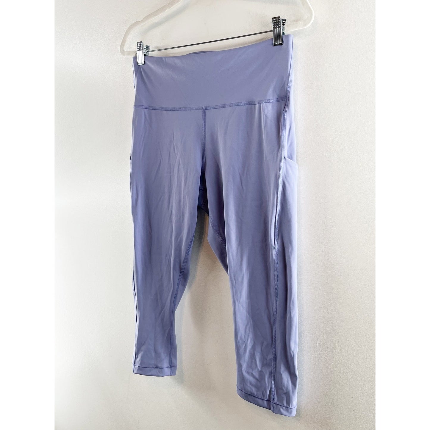 Athleta Ultimate Stash Pocket Capri Leggings Supersonic Dusk Lilac Purple 1X