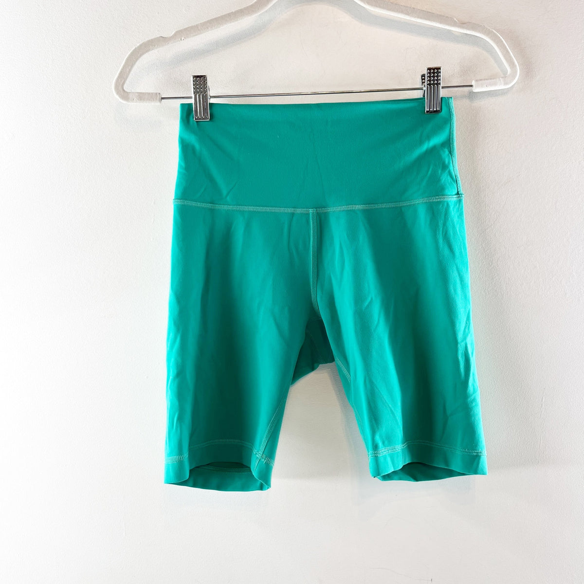 Lululemon Wunder Train Pull On High Rise Running Short 8" Maldives Green 6
