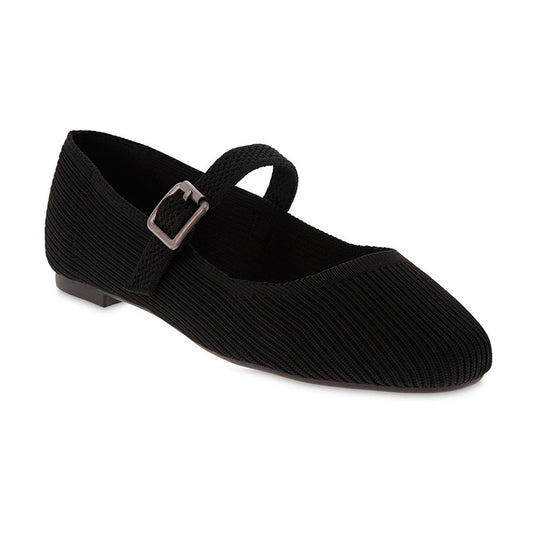 MIA Brita Mary Jane Square Toe Ballet Flats Black 8.5
