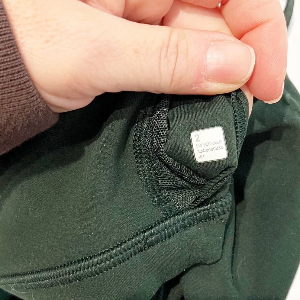 Lululemon Align Cropped Cami Tank Top Light Support, A/B Cup Legacy Green 2