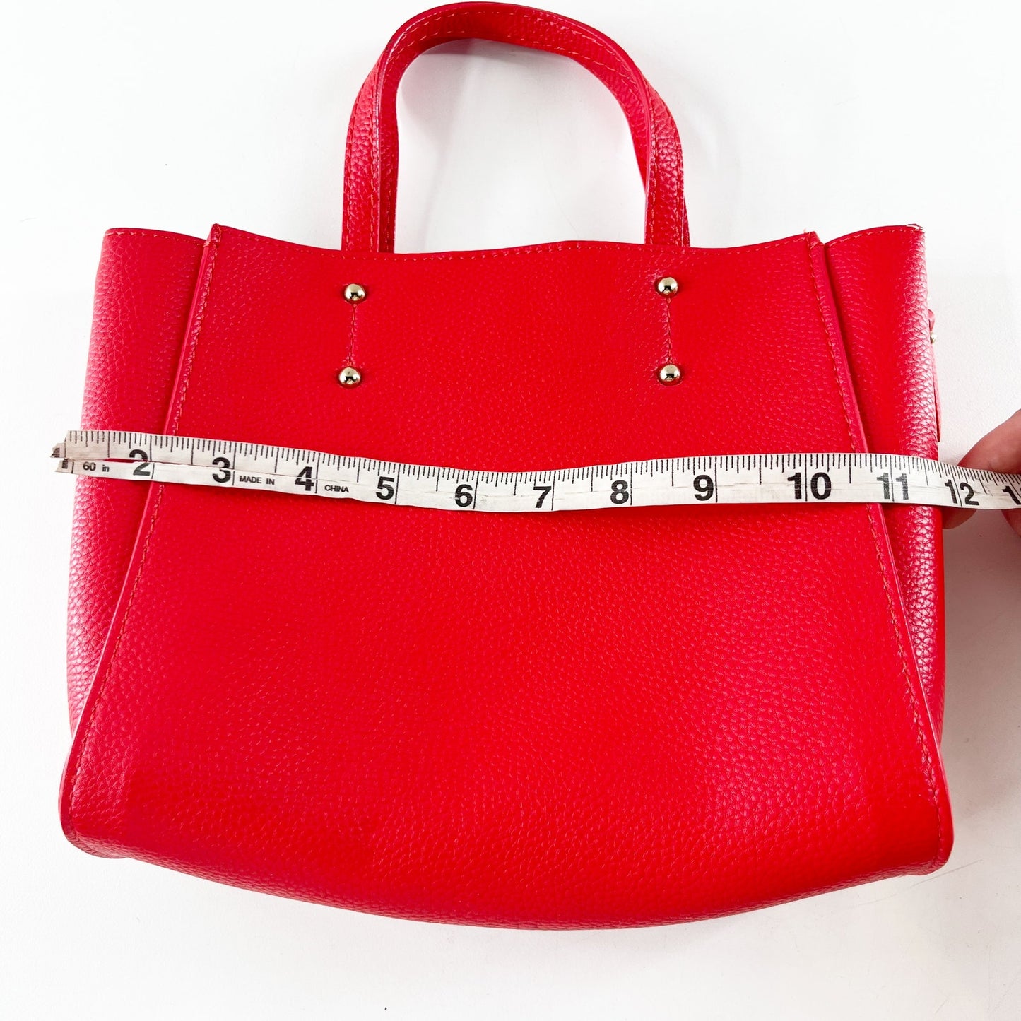 Ann Taylor Aurora Red Tote Crossbody Bag Purse