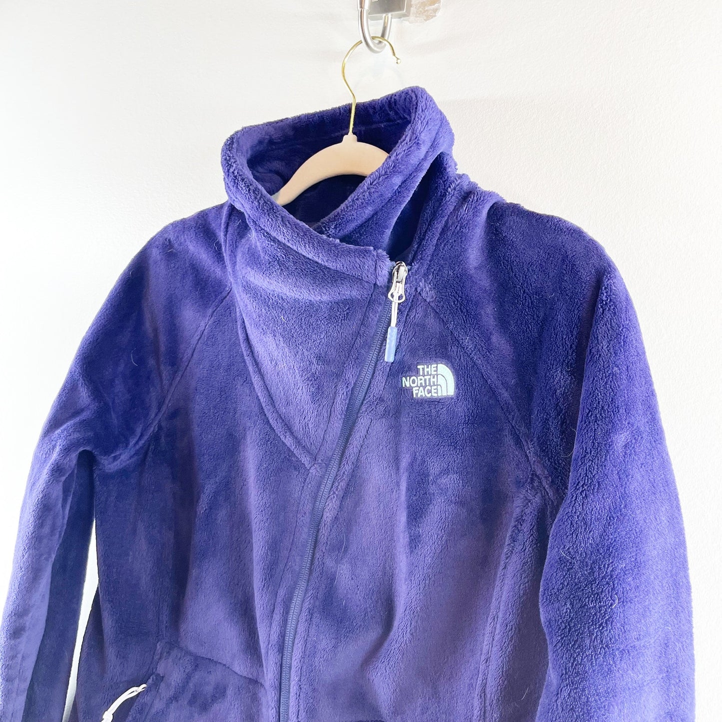 The North Face Osito Full Zip Fleece Jacket Purple Medium