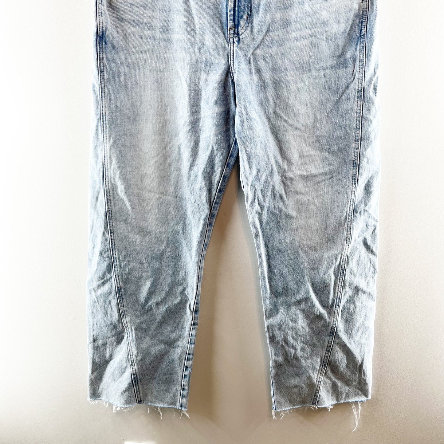 Pistola Seamed Kacey Cotton Blend Mid Rise Straight Leg Jeans Berkeley 31