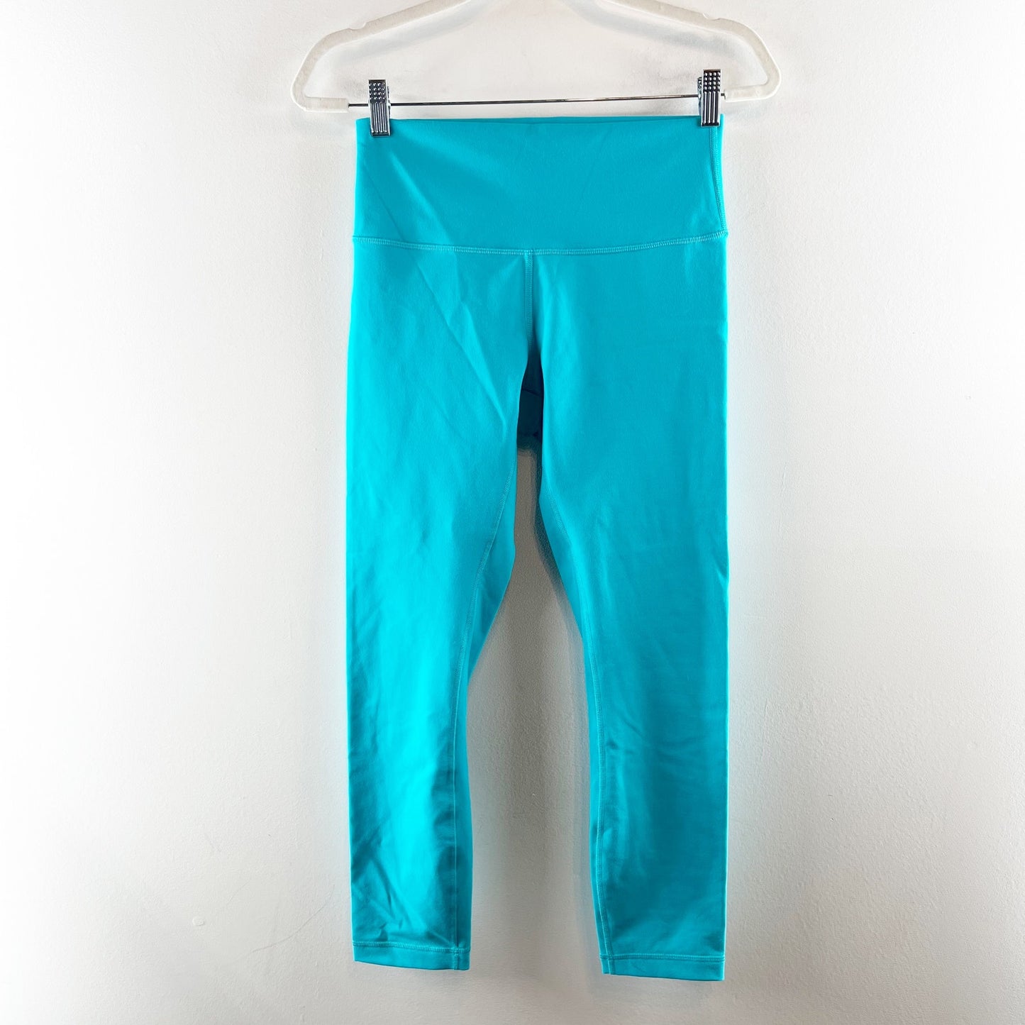 Lululemon Wunder Train Crop 21" Leggings Teal Turquoise Blue 8
