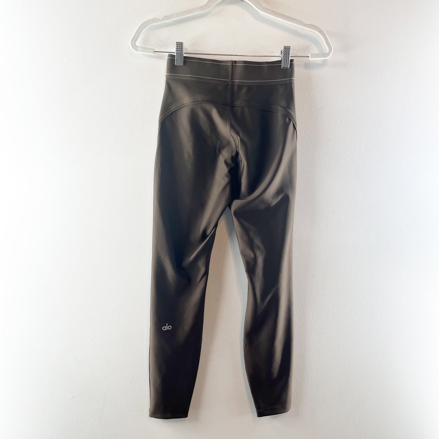 Alo Yoga Airlift High-Waisted Suit Up Leggings Espresso Brown Small