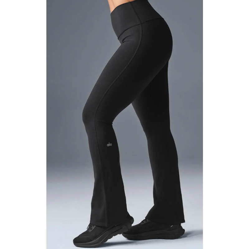 Alo Airbrush High-Waist Bootcut Leggings Black XS