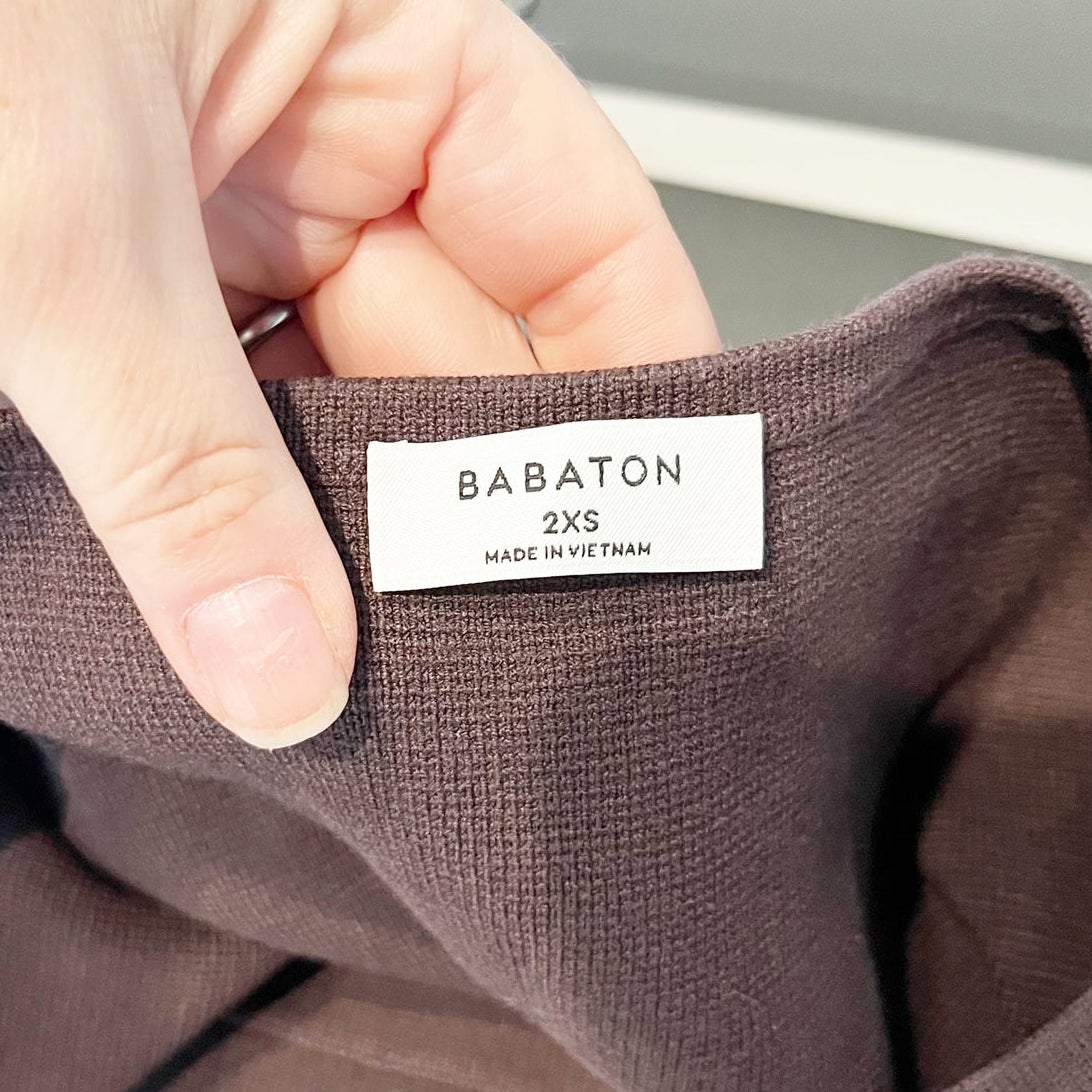 Aritzia Notable Wonder Yarn Cardigan Rich Mocha Brown XXS