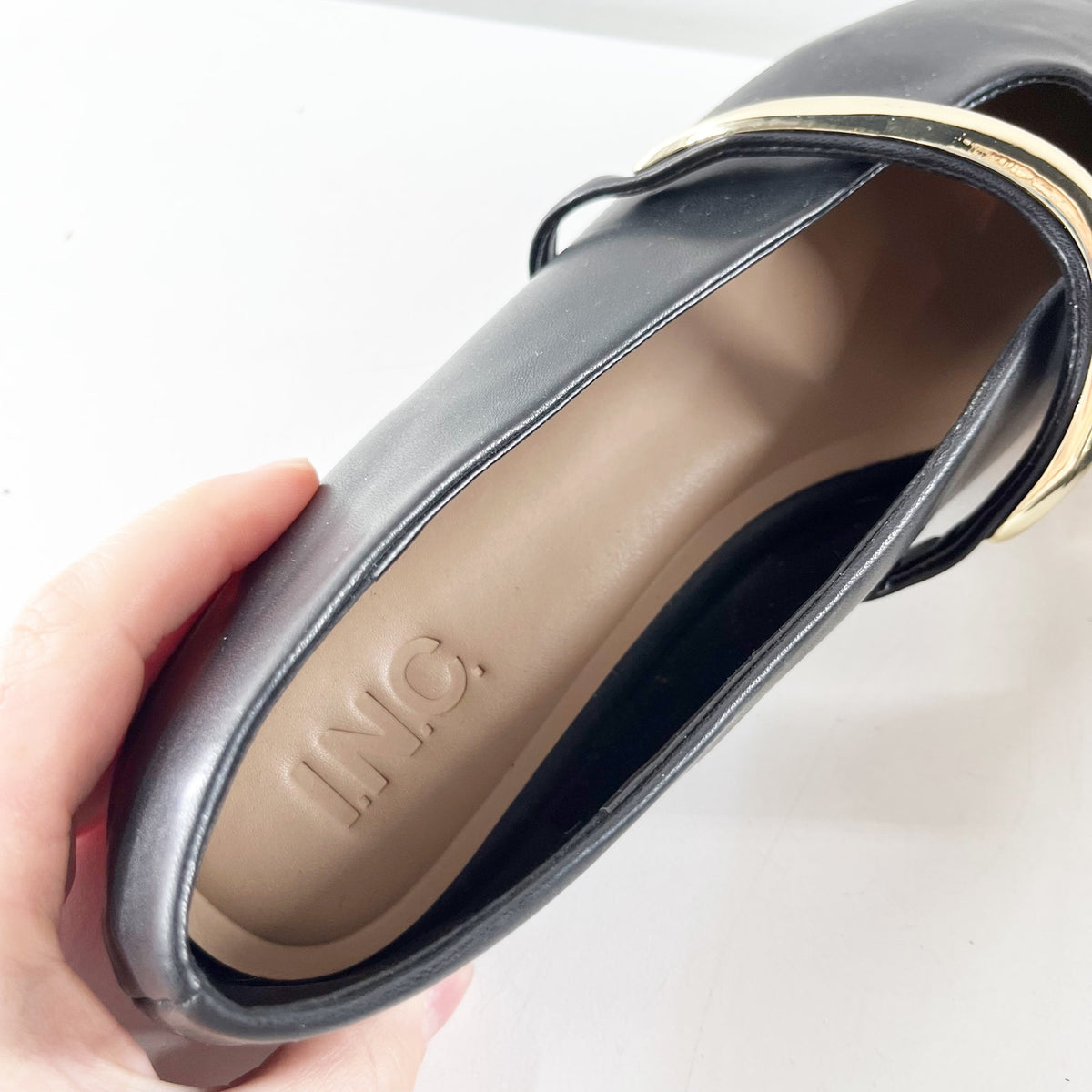 INC Rahmi Mary Jane Ballet Flats Black 10