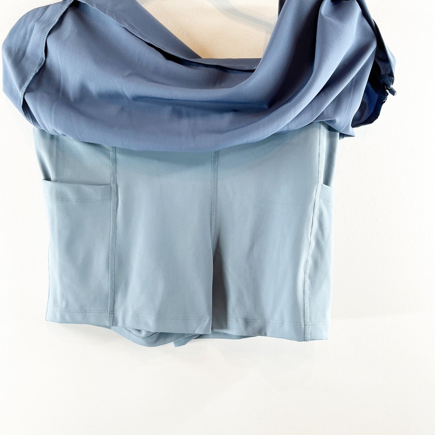 Sincerely Jules Active Mini Tennis Skirt Skort Blue Large