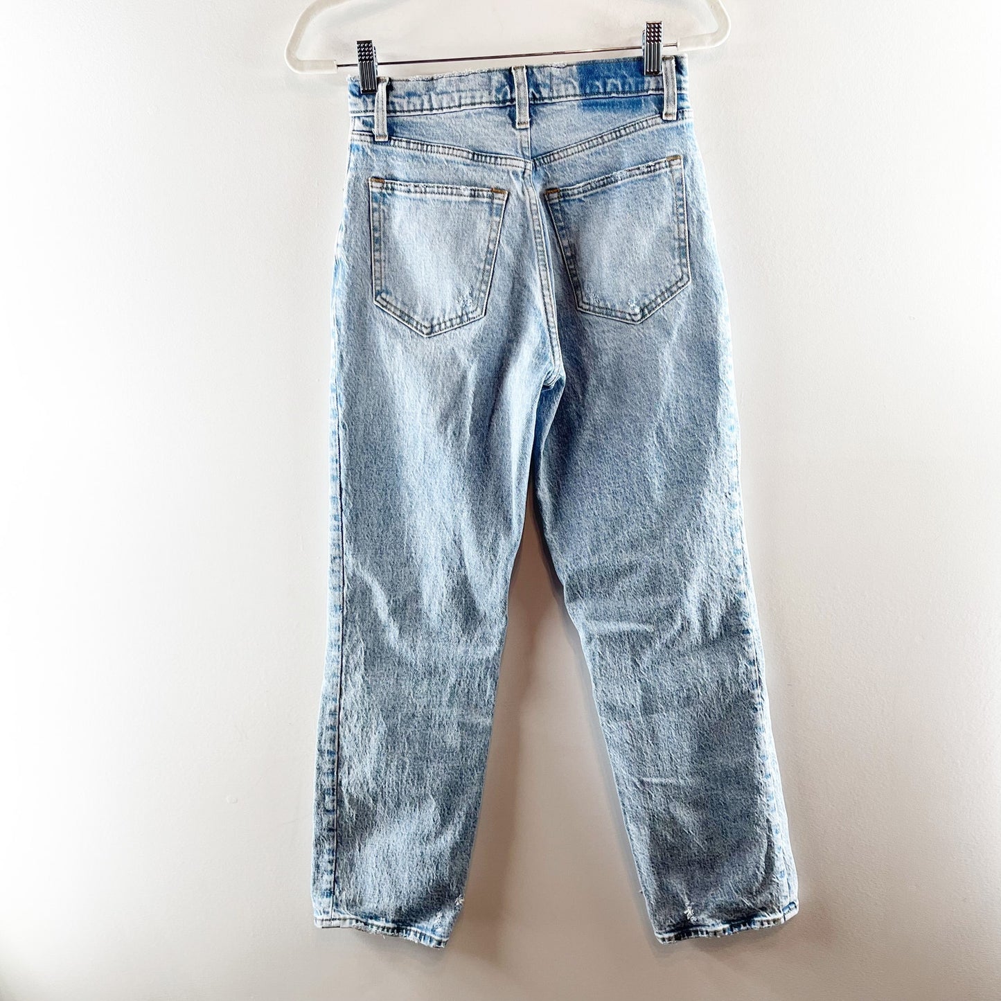 Abercrombie & Fitch The '90s Straight Ultra High Rise Jeans Blue 26 / 2 Petite