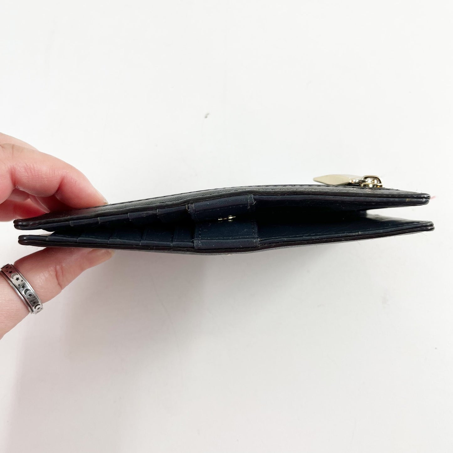 Kate Spade Bi Fold Leather Wallet Black