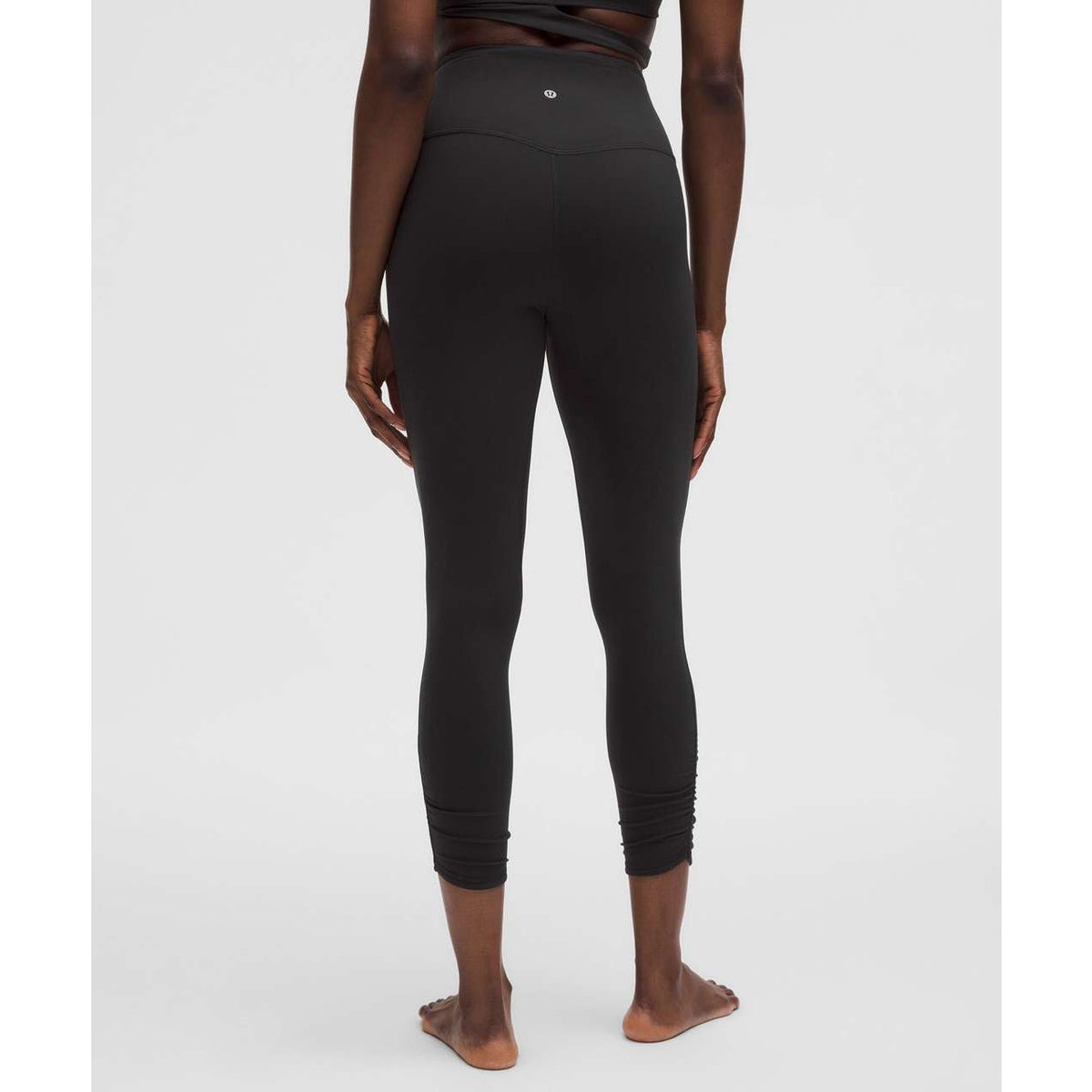 Lululemon Athletica Align Ruched Petal-Hem Tight Leggings 25" Black 2