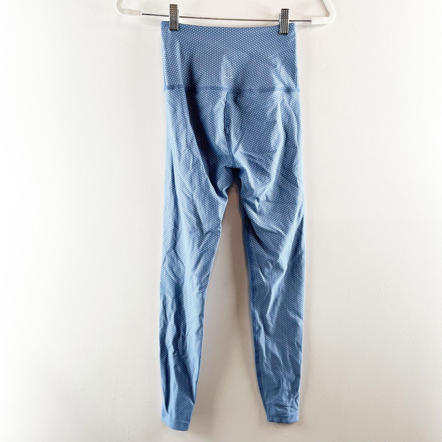 Beyond Yoga Spot On High Waisted Polka Dot Leggings Blue Small