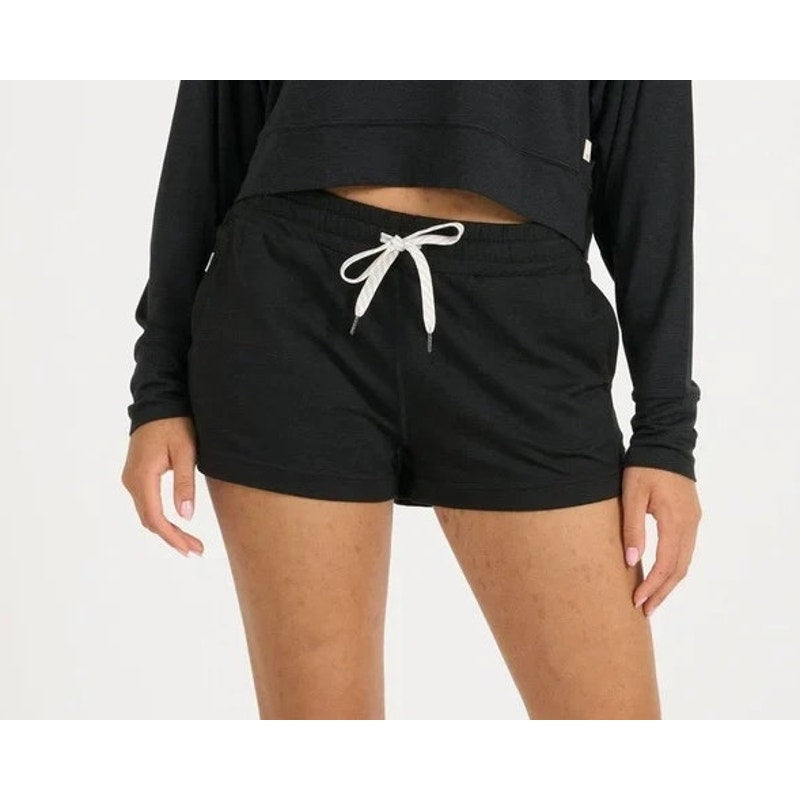 Vuori Halo Performance Mid Rise Shorts Black Medium