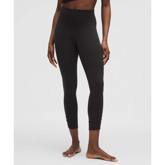 Lululemon Athletica Align Ruched Petal-Hem Tight Leggings 25" Black 2