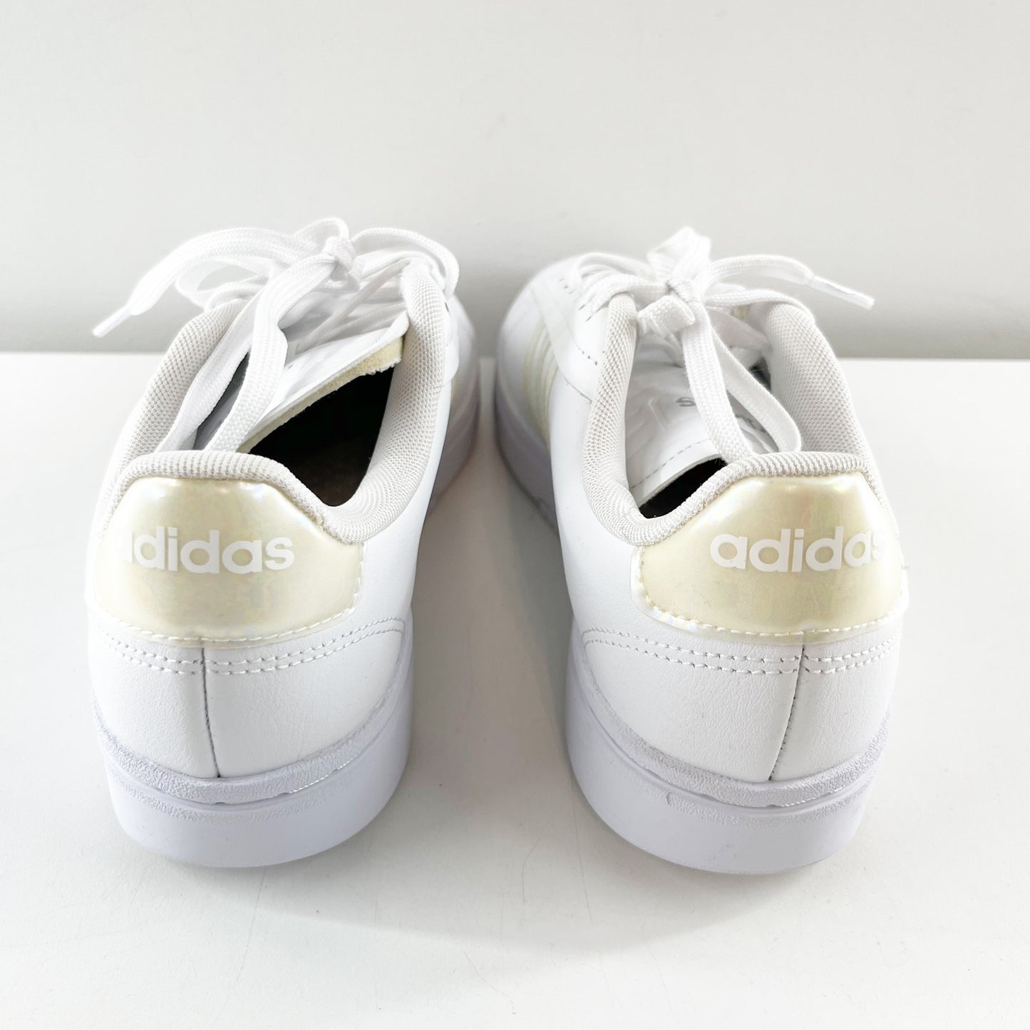 Adidas Grand Court Shoes Sneakers Lace Up Low Top White 6.5