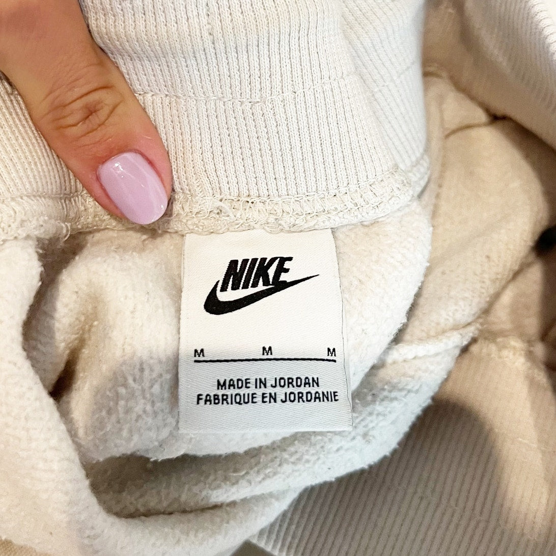 Nike Sportswear Phoenix Fleece High-Waisted Oversized Sweatpants Joggers Cream M
