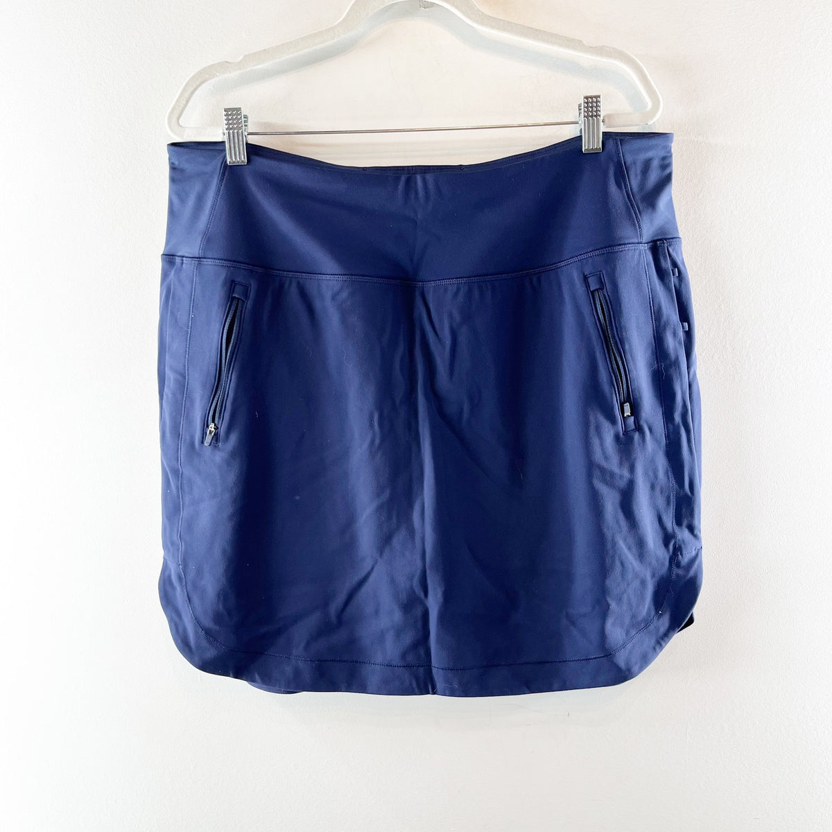 Athleta Fairway Golf Skort 18" Navy Blue XL