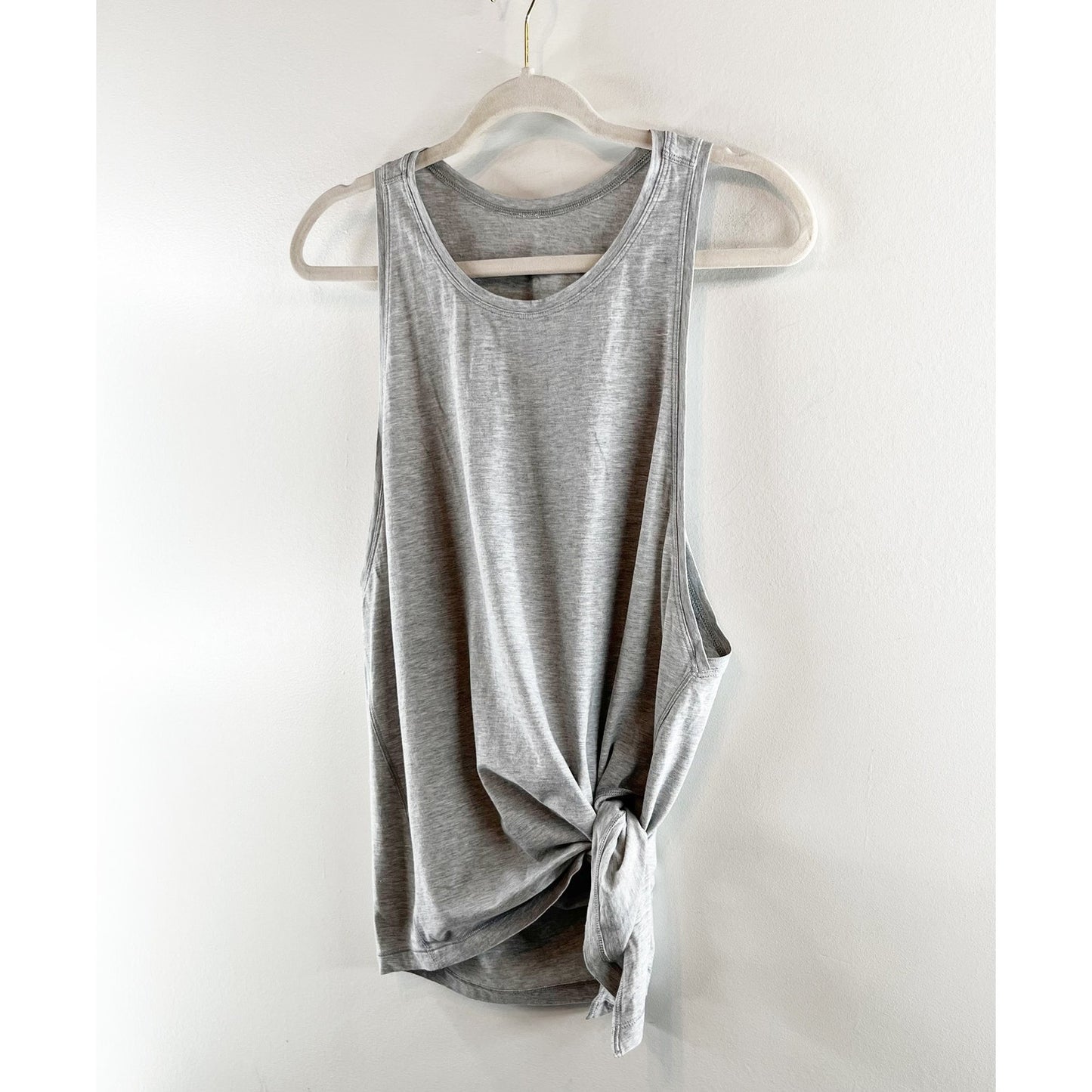 Lululemon Tie and Go Knot Front Tank Top Gray Small