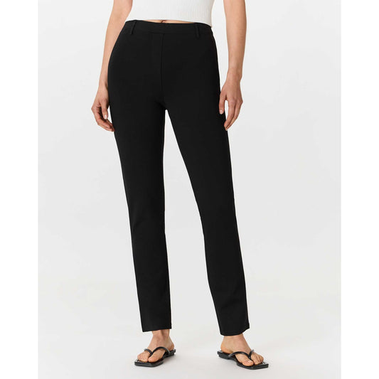 Quince Ultra Stretch Pointe Straight Leg Ankle Pants Black Small