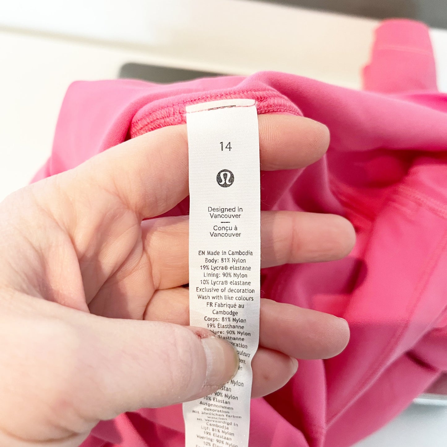 Lululemon High Rise Align 25" Pants Leggings Pink 14