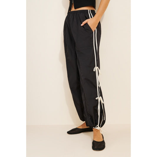 Daily Practice Anthropologie The Bowline Parachute Jogger Track Pants Black XS