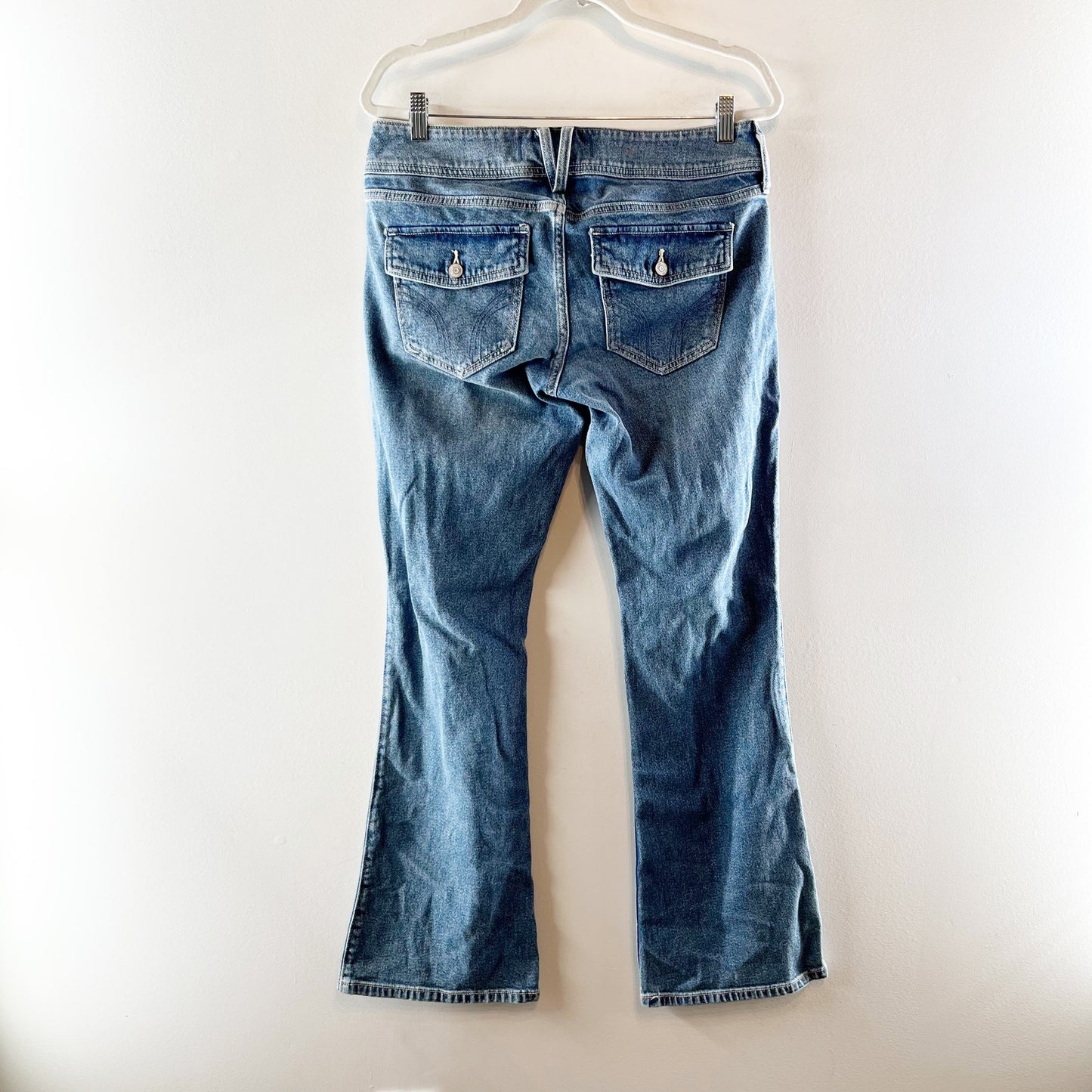 Hollister Low Rise Bootcut Y2K Jeans Blue 31 / 12
