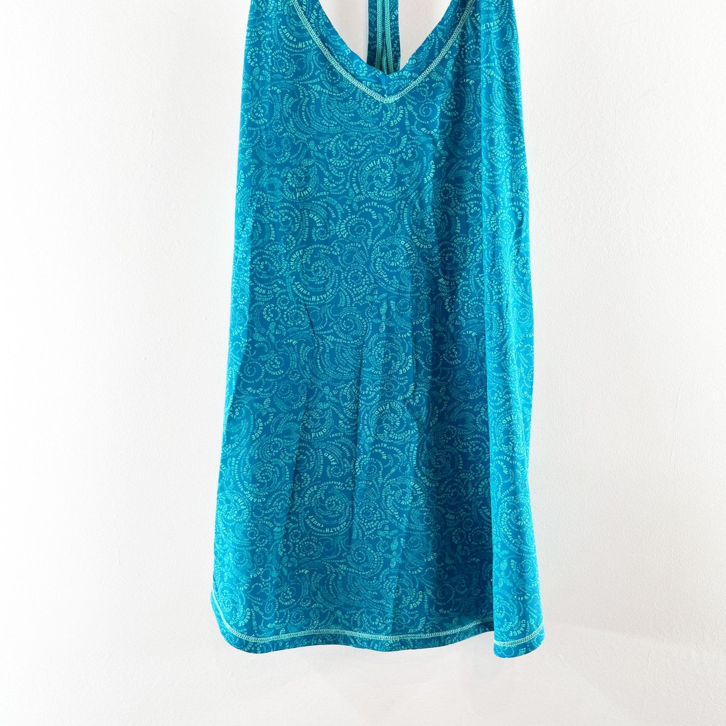 Lululemon Fast Lane Singlet Racerback Tank Top Foil Teal Green Small