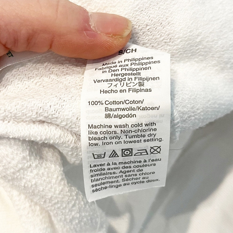 J. Crew Vintage Terry Fleece Jogger Sweatpants Cotton White Small