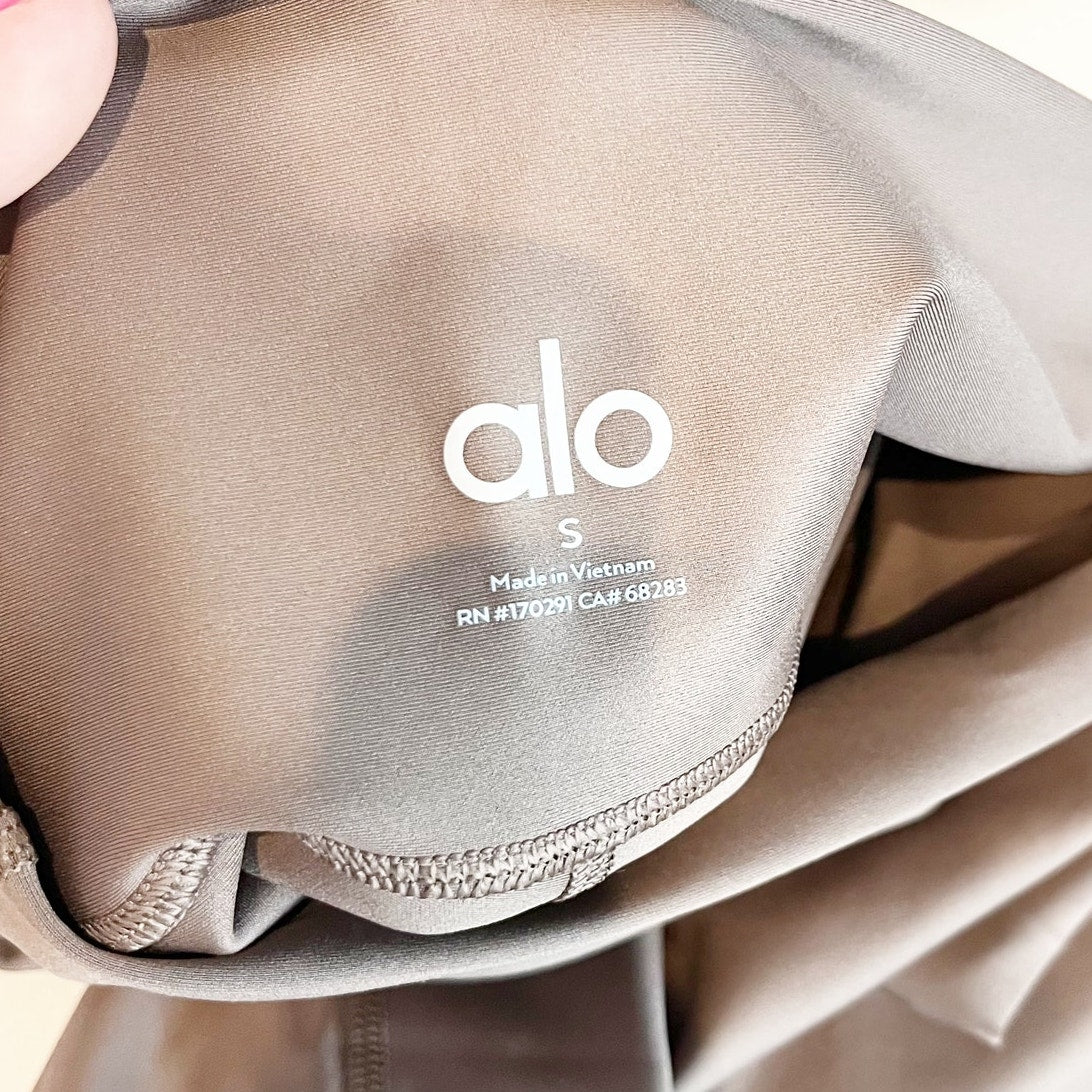 Alo 7/8 High-Waist Airlift Leggings Taupe Tan Small