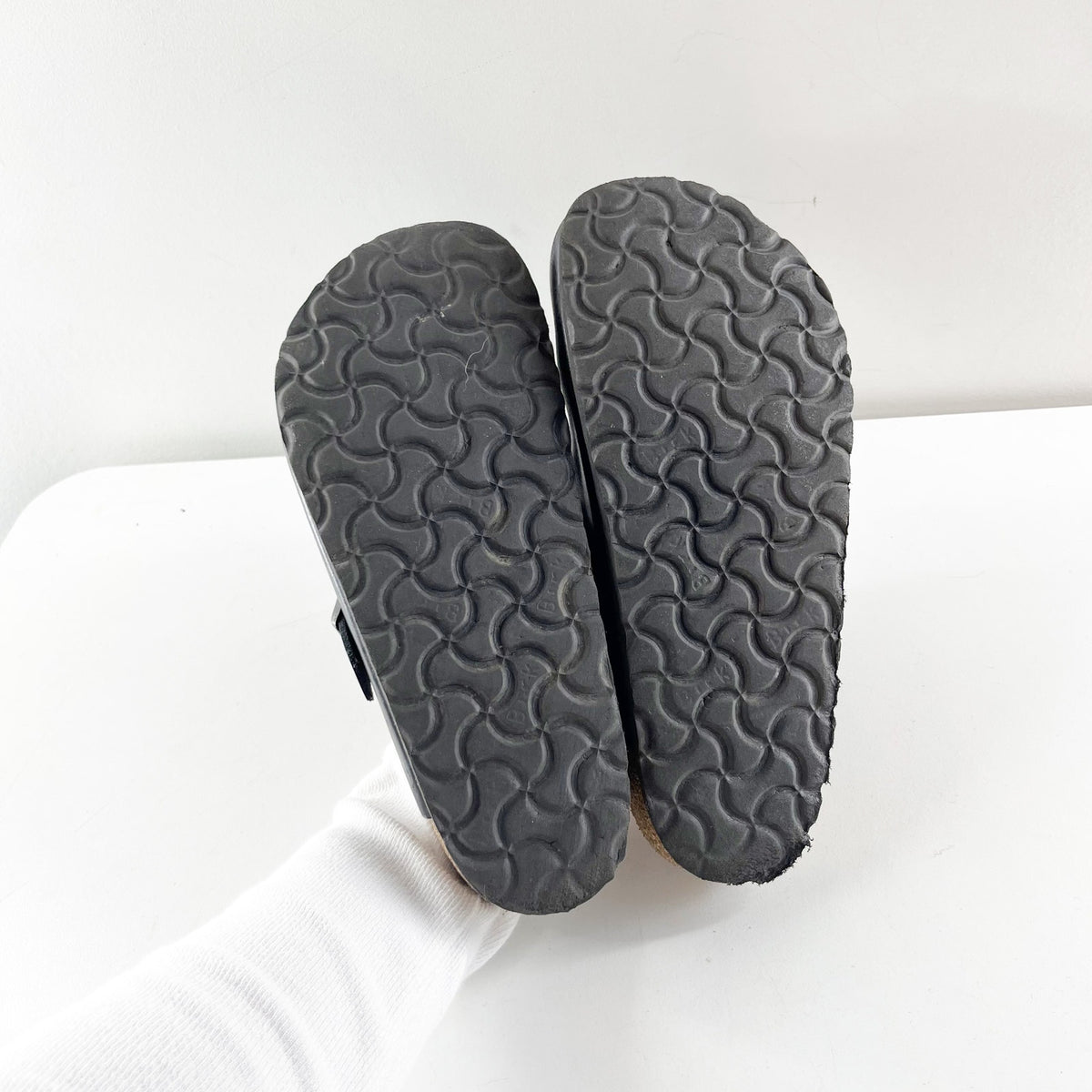 Birkenstock Boston Wire Buckle Closed Toe Clog Sandals Vintage Wood Black 36