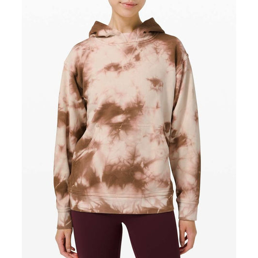 Lululemon All Yours Tie Dye Hoodie Earth Dye Earth Dye Clay Brown Tan 6