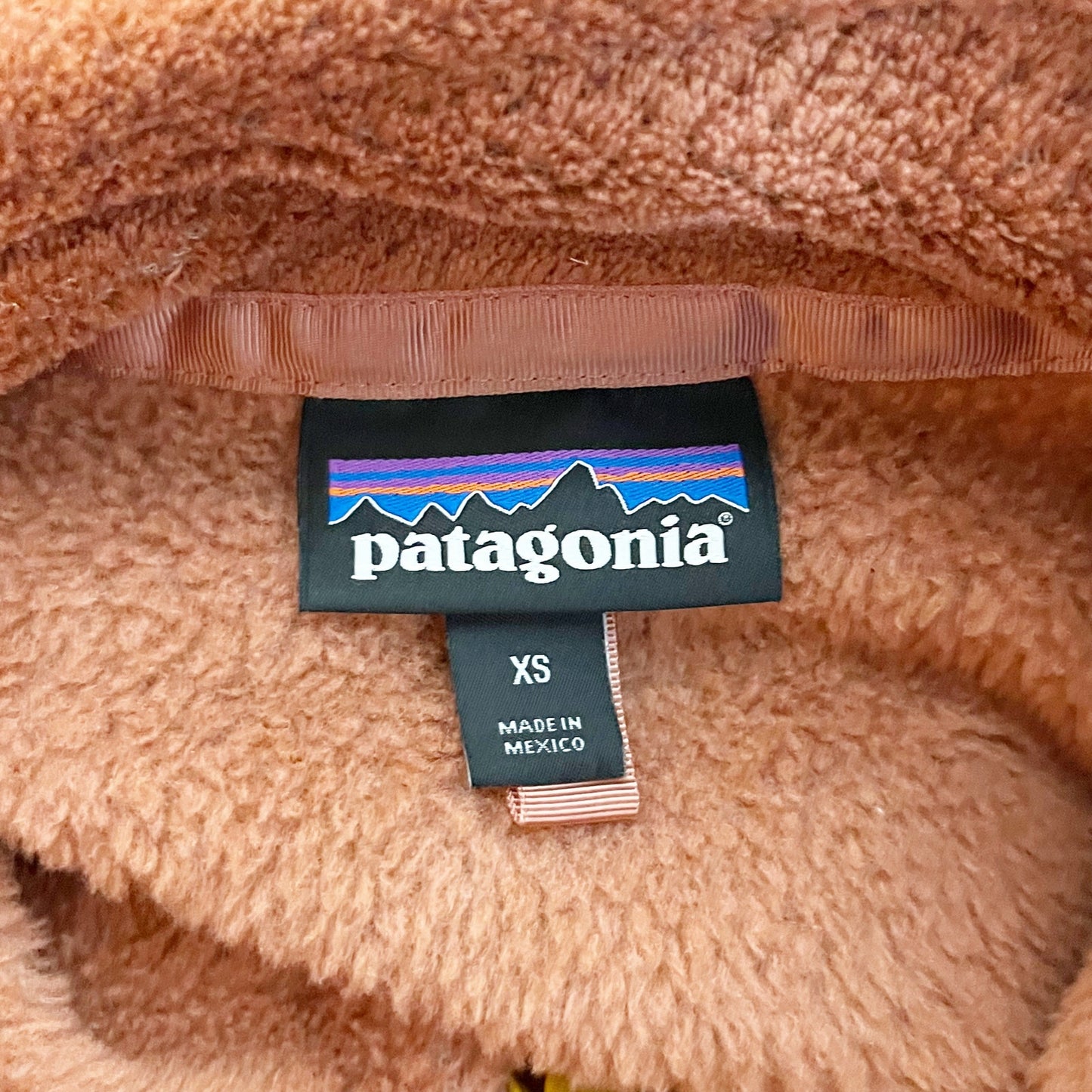 Patagonia Re Tool T Snap Fleece Pullover Coat Jacket Brown Yellow XS