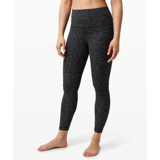 Lululemon Align Pant II 25" Formation Camo Deep Coal Multi Black 4