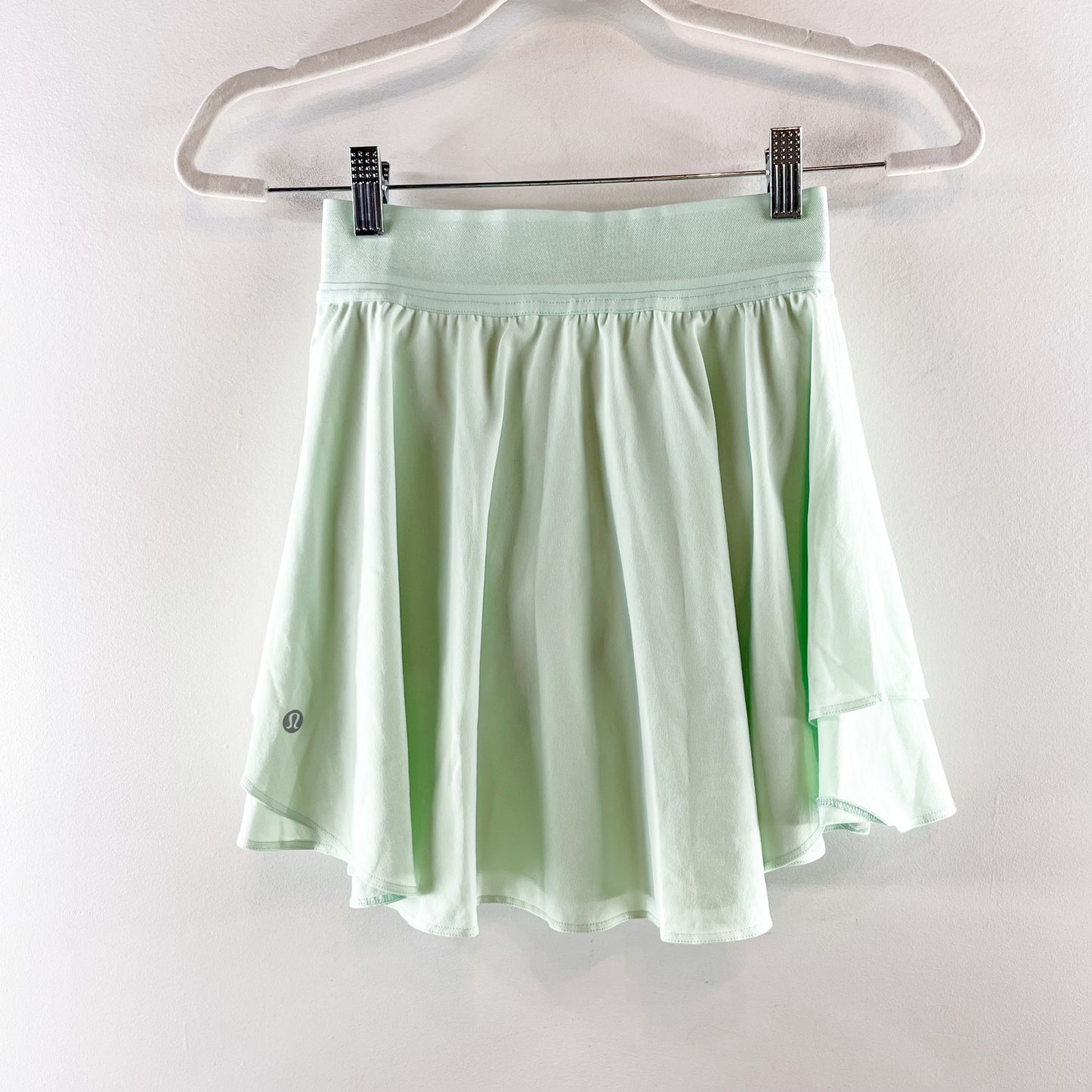 Lululemon Court Rival High-Rise Skirt Long Mint Moment Green 2