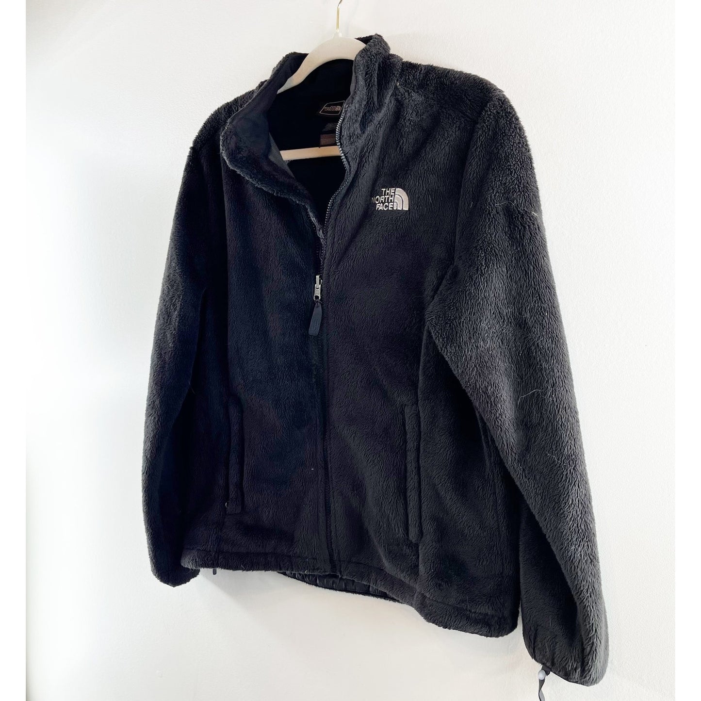 The North Face Osito Full Zip Fleece Fuzzy Jacket Black Large