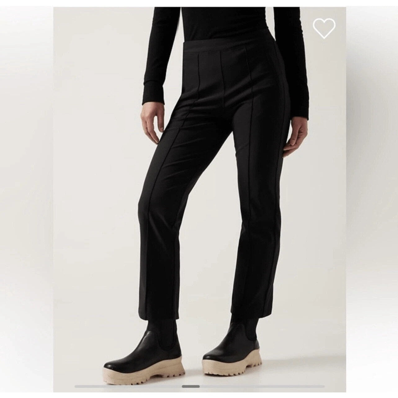 Athleta Headlands Hybrid High Rise Flare Outdoor Hiking Pants Black 14