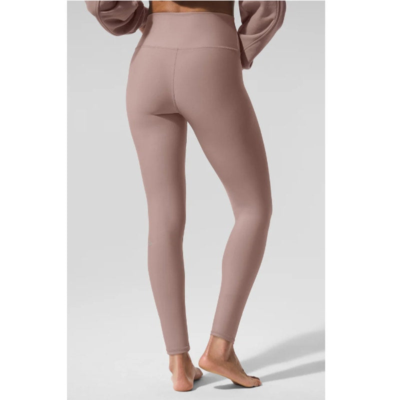 Alo 7/8 High-Waist Airlift Leggings Taupe Tan Small
