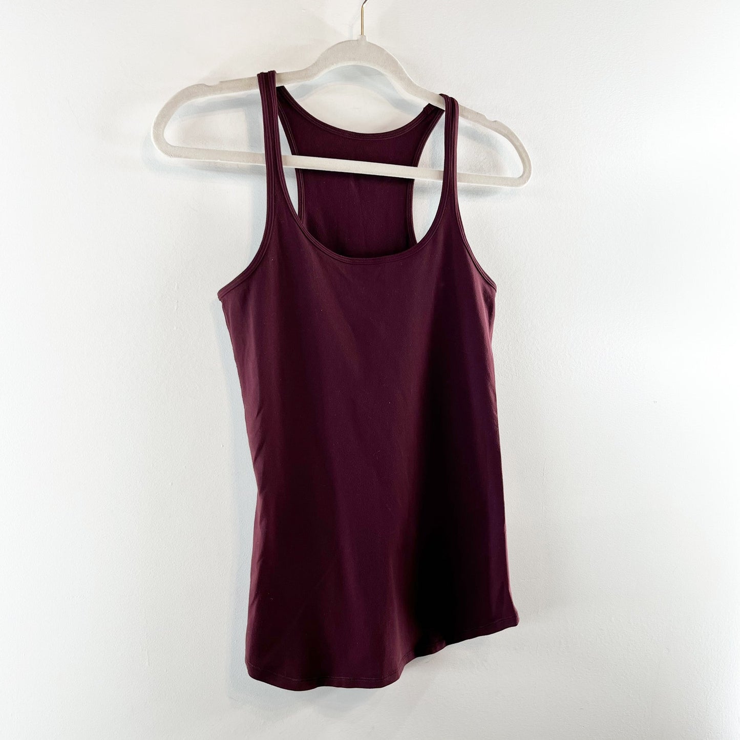 Lululemon Cool Racerback Tank Top Burgundy Maroon Small