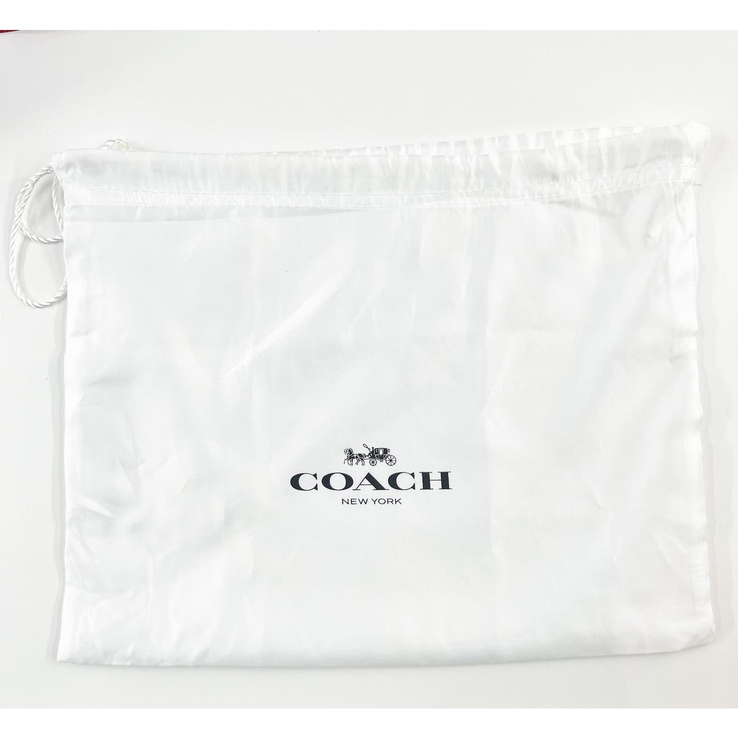 Coach Lunar New Year Circle Canteen Singature C Logo Bag Purse Brown Red