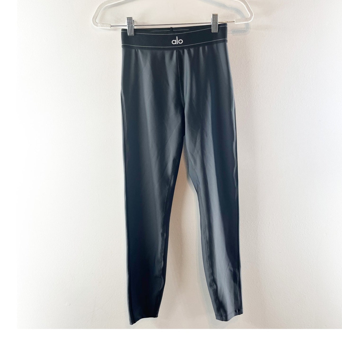 Alo Airlift High-Waist Suit Up Leggings Anthracite Black / Grey Small