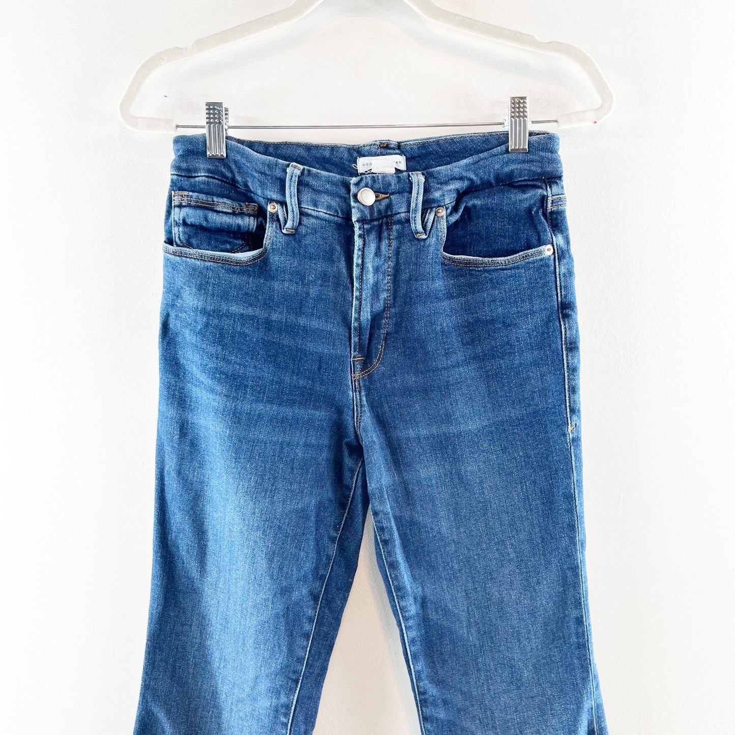 Good American Good Flare High Rise Stretch Jeans Blue 8 / 29