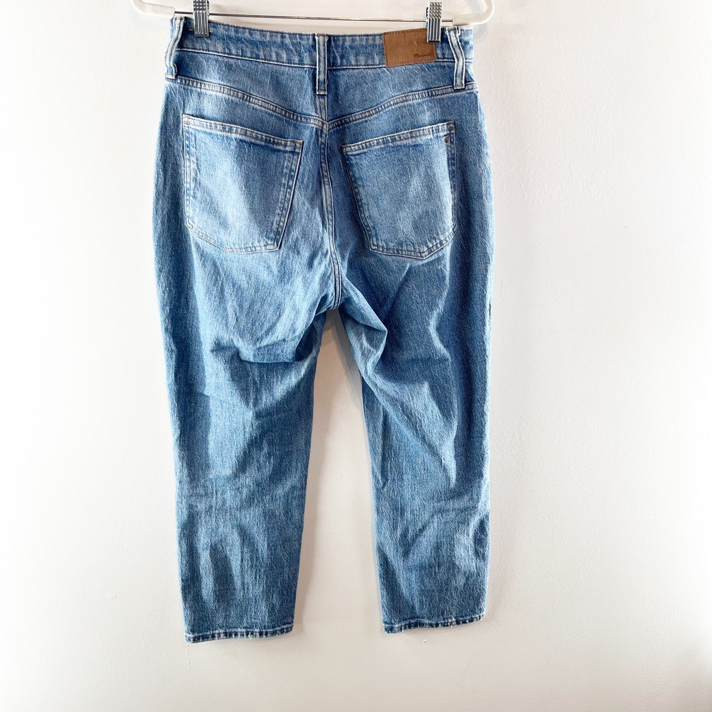 Madewell The Curvy Perfect Vintage High Waisted Straight Jeans Hoye Wash 28 P